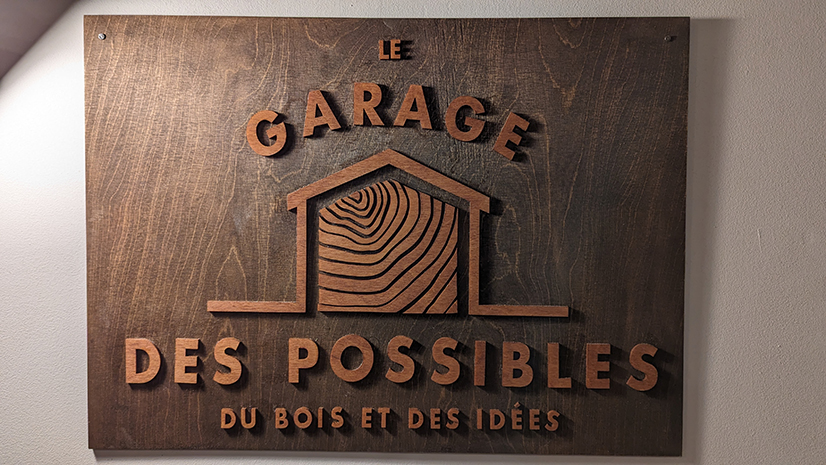 Signalétique Le Garage des Possibles